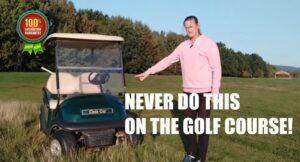 Tohle na golfu nikdy nedělejte!